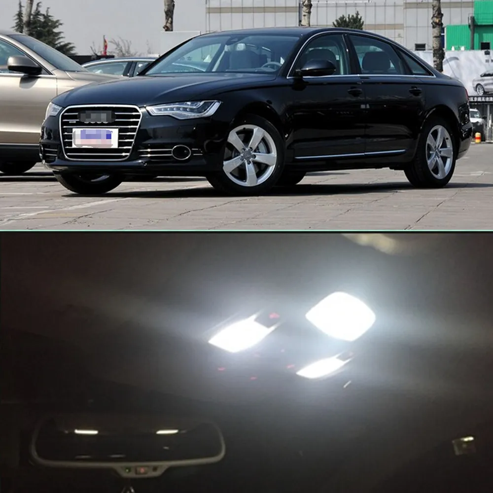 Car LED 9pcs Per Set LEDs Bulb Interior Dome Map Trunk Vanity Mirror