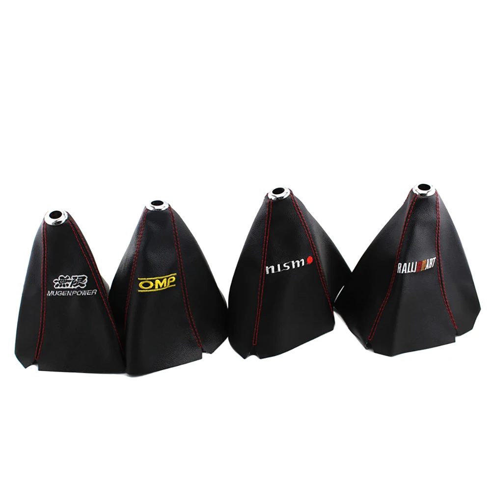 

Universal PVC Shifter Boot Cover Shift Knob Collars for OMP Mugen Ralliart