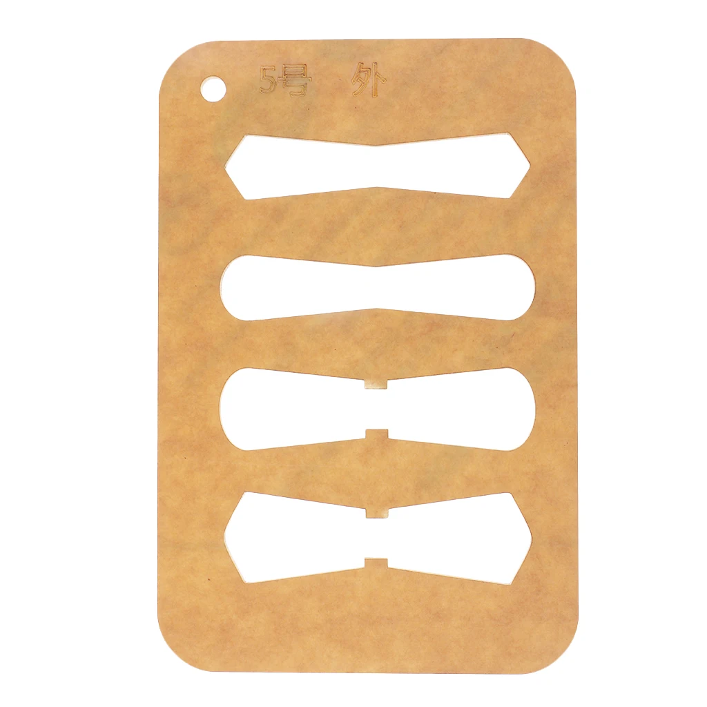 DIY Leather Craft Acrylic Pattern Stencil Template for Zipper Pulls Sliders