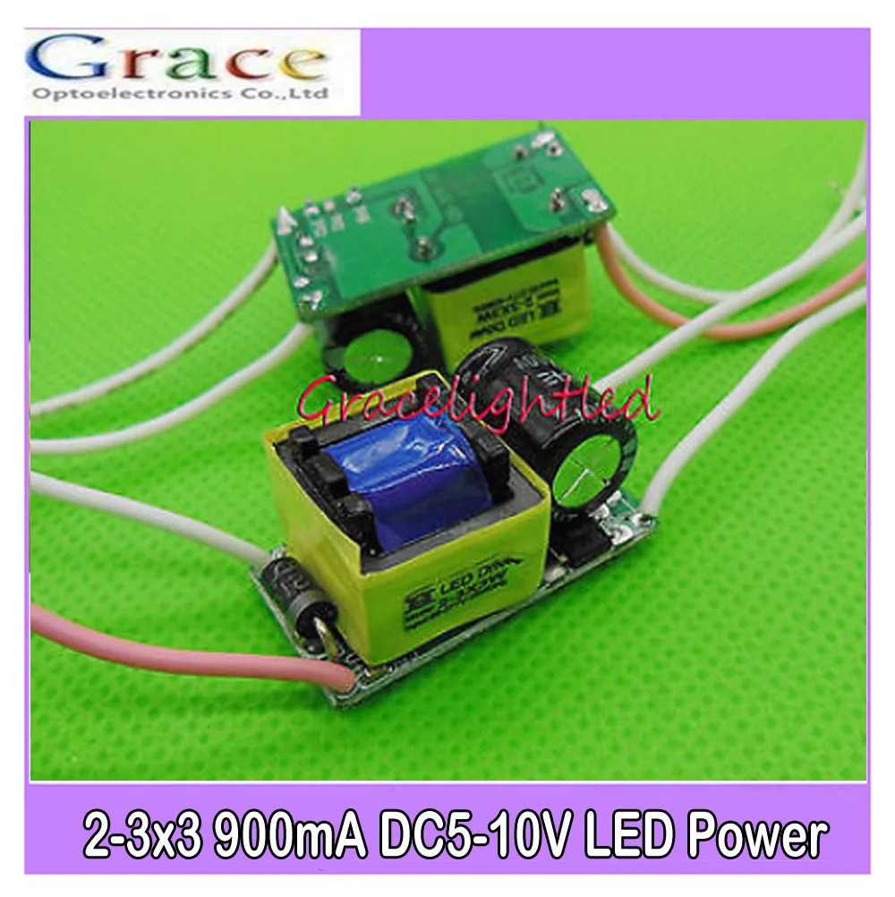 

5 Pieces Isolation 10W COB AC85-277V LED Driver 2-3x3 900mA DC5-10V LEDPowerSupply Constant Current LED Bulb Lamp Free Shipping