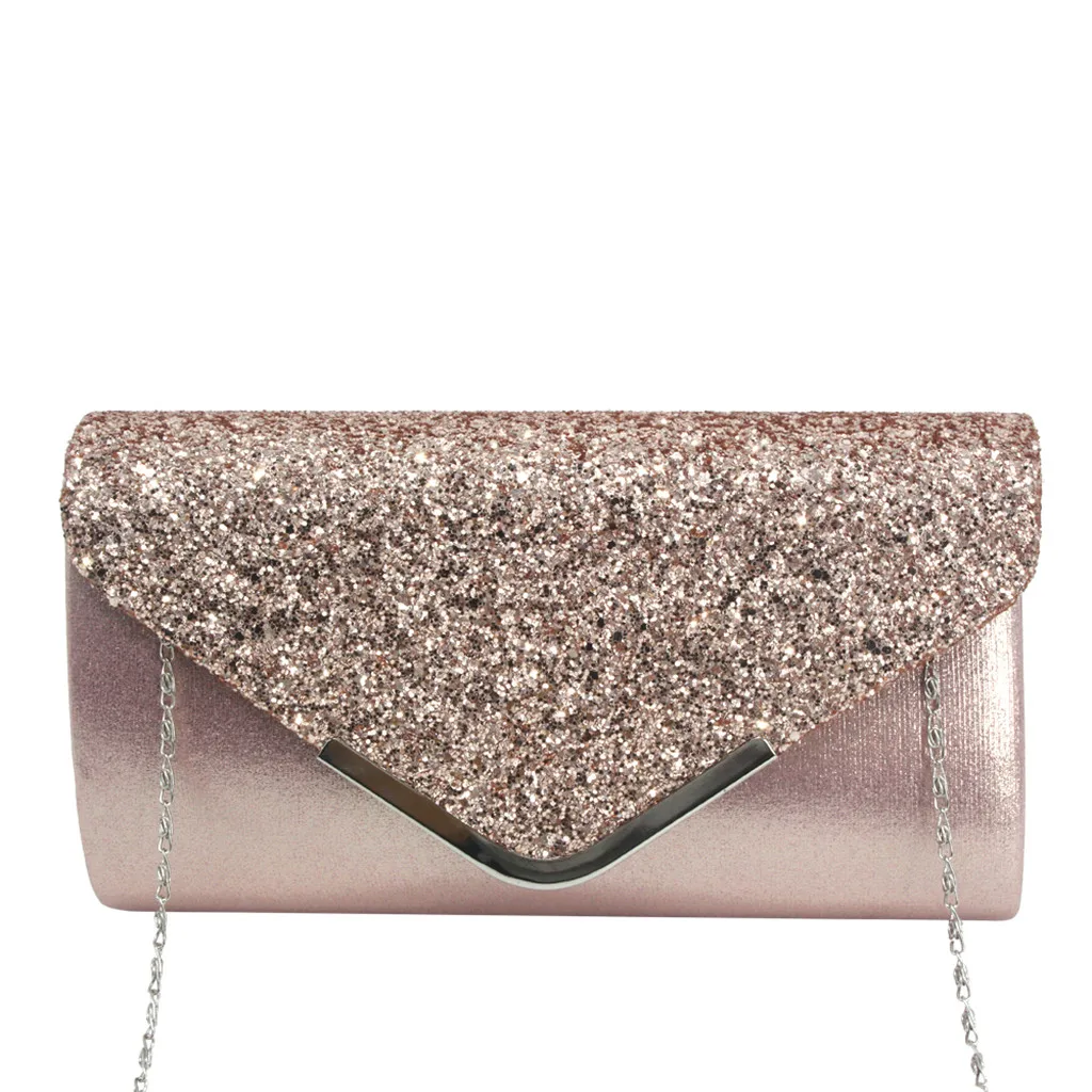 

OCARDIAN Handbag New 2019 Fashion Women Sequin Leather Bag With Hasp Cocktail Party Bag Chain Phone Bag Evening Bag Dropship a30