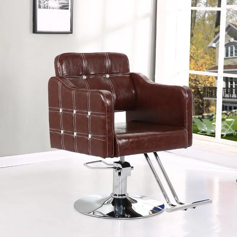 Kappersstoelen Cabeleireiro Stoel Mueble Sedie Sedia Schoonheidssalon Stuhl барберо салон Silla Cadeira Barbearia парикмахерское кресло - Цвет: MODEL R