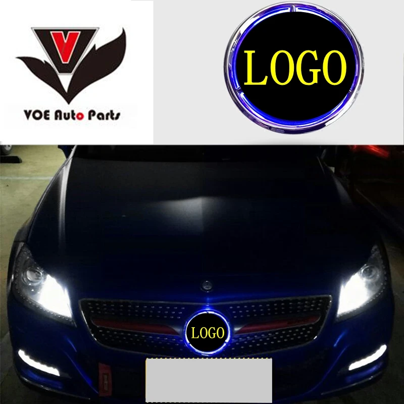 Продажа W176 W246 W205 W212 W117 светящаяся звезда автомобиля Передняя решетка решетки светодиодный светильник логотип значок для Mercedes Benz A B C E CLA GLA класс