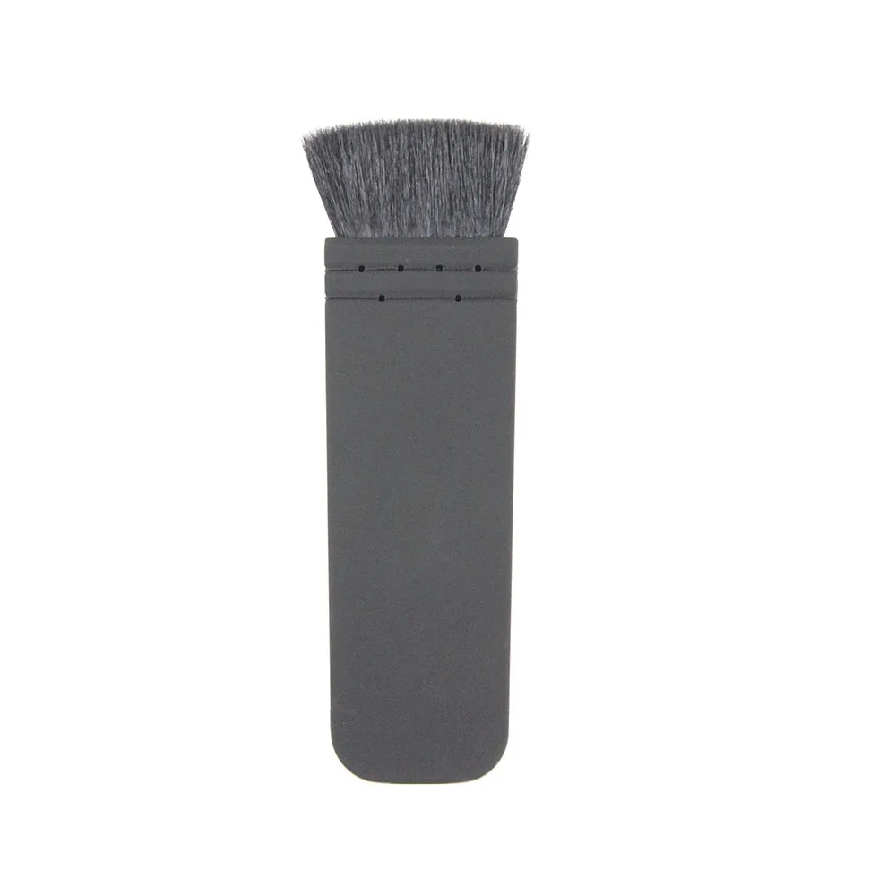 BBL 1 Piece Flat Kabuki / Powder Blush Contour Blender Brush Reals Soft Black Makeup Pro Professional Cosmetic Tools | Красота и