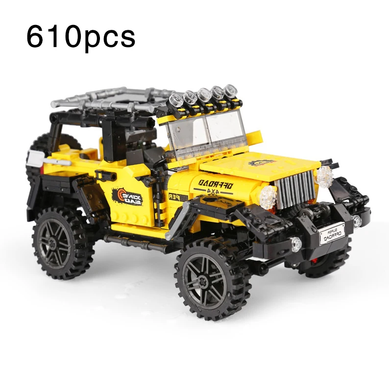 Super Truck Vehicle Offroad Adventure vehicle Compatible LegoINGs Technic Building Blocks Assemble Toys For Children Gift
