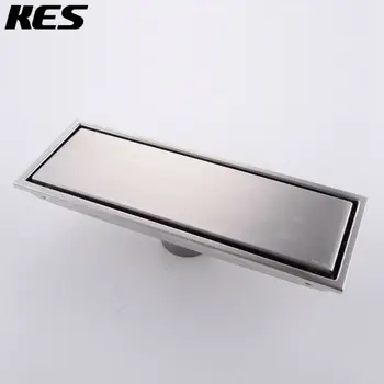 

KES Invisible Tile-in Drain 12-Inch SUS 304 Stainless Steel Rustproof with Strainer, V253S30