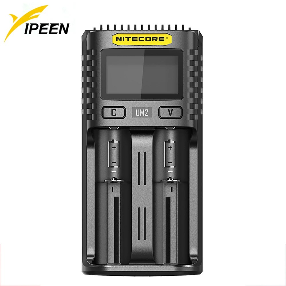 

Brand Nitecore UM2 USB Dual-SlOT QC Charger Intelligent Circuitry Global Insurance li-ion AA 18650 20700 26500 26650 Charger