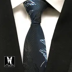 Модные скинни галстук рубашка платье ежедневный галстук Florals Gravata тканые ручной работы