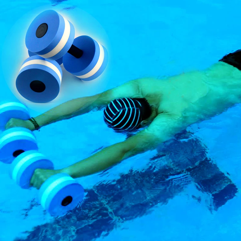 1 пара аквариум водная гантель для йоги обеспечивает сопротивление воды аэробики Гиря для фитнеса бассейн упражнения