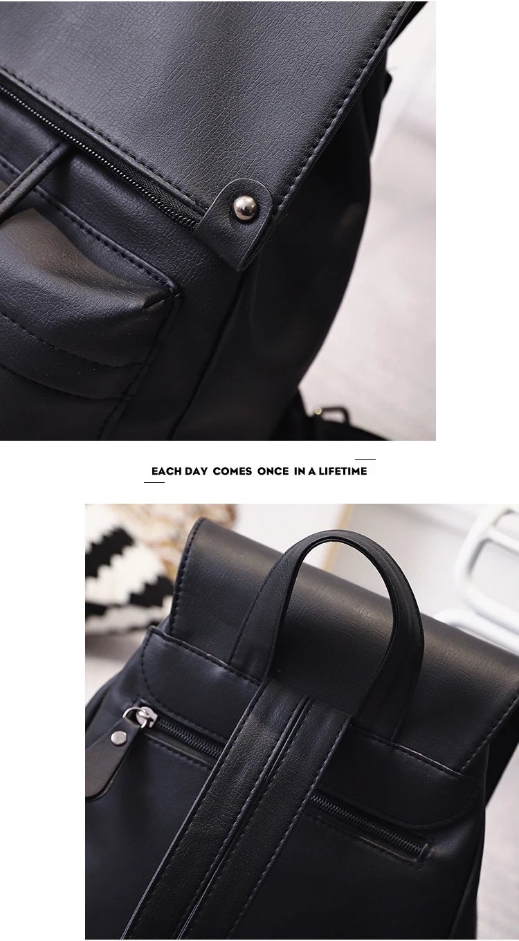 women leather backpack  (8)