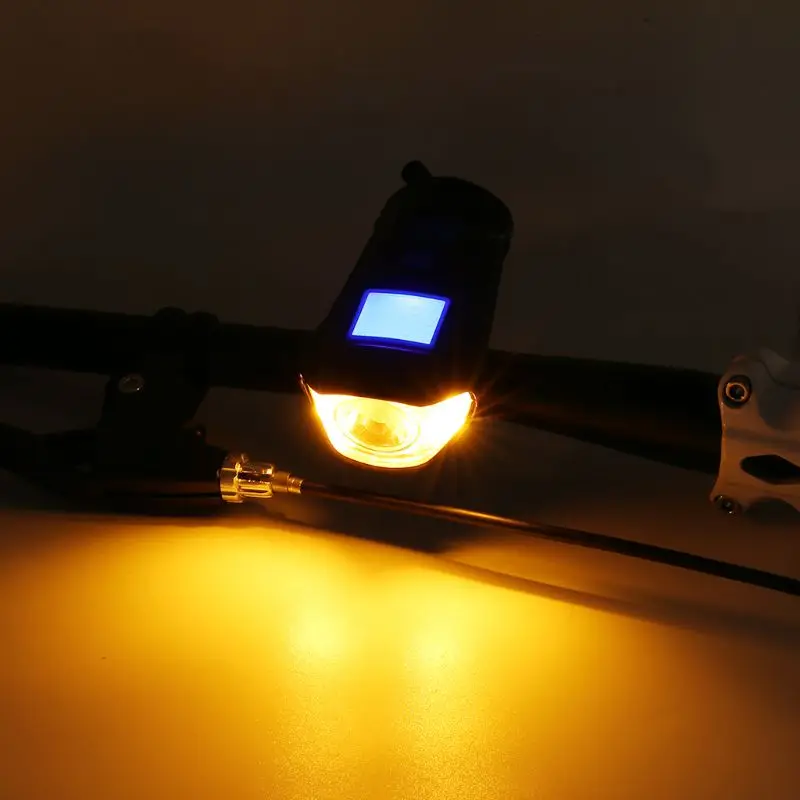 Велосипедный Спидометр велосипедный светильник USB Перезаряжаемый светильник-вспышка для велосипеда 120dB велосипедный компьютер