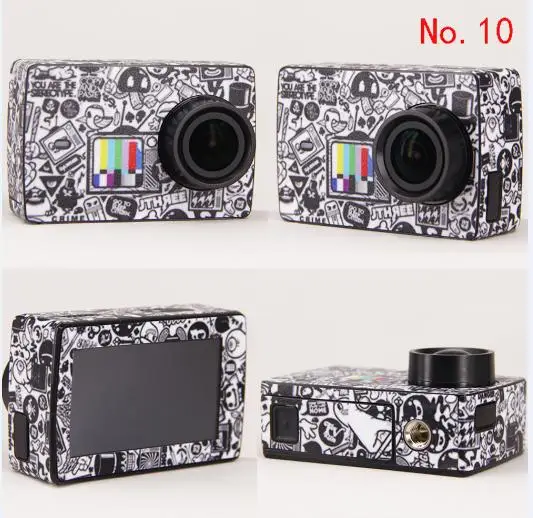Наклейка для спортивной камеры xiaomi 4K xiaoyi 2, защитный чехол для xiao yi, аксессуары для камеры - Цвет: NO10