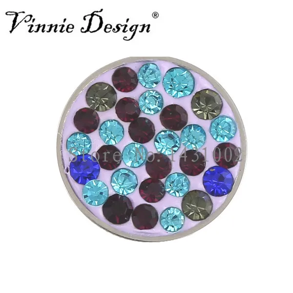 Vinnie Design joyería nueva llegada 12mm magentic picante cristal moneda para cambiar pulsera y collar Vinnie Design joyería nueva llegada 12mm magentic picante cristal moneda para cambiar pulsera y collar