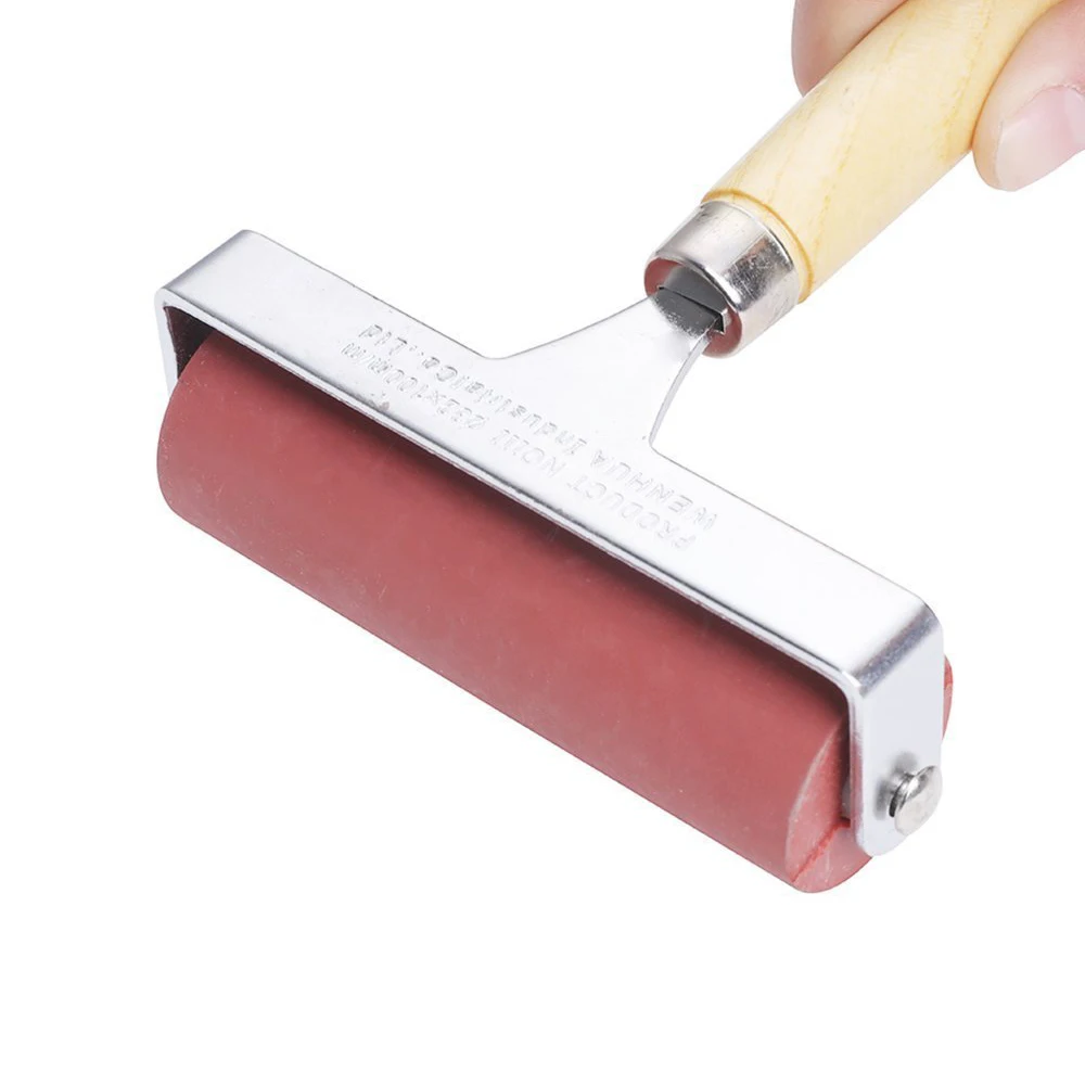 MEEDEN Жесткий Резиновый Brayer Ролик 4-дюймовый для Гравюры Ремесло Проектов