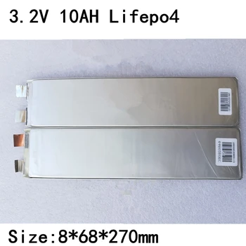 

4pcs 4s Lifepo4 10ah Lithium Battery Cell 3.2v Thin Long Length for Diy Pack EV 12.8v Accu Pouch Soft Bag Battery Prismatic Cell
