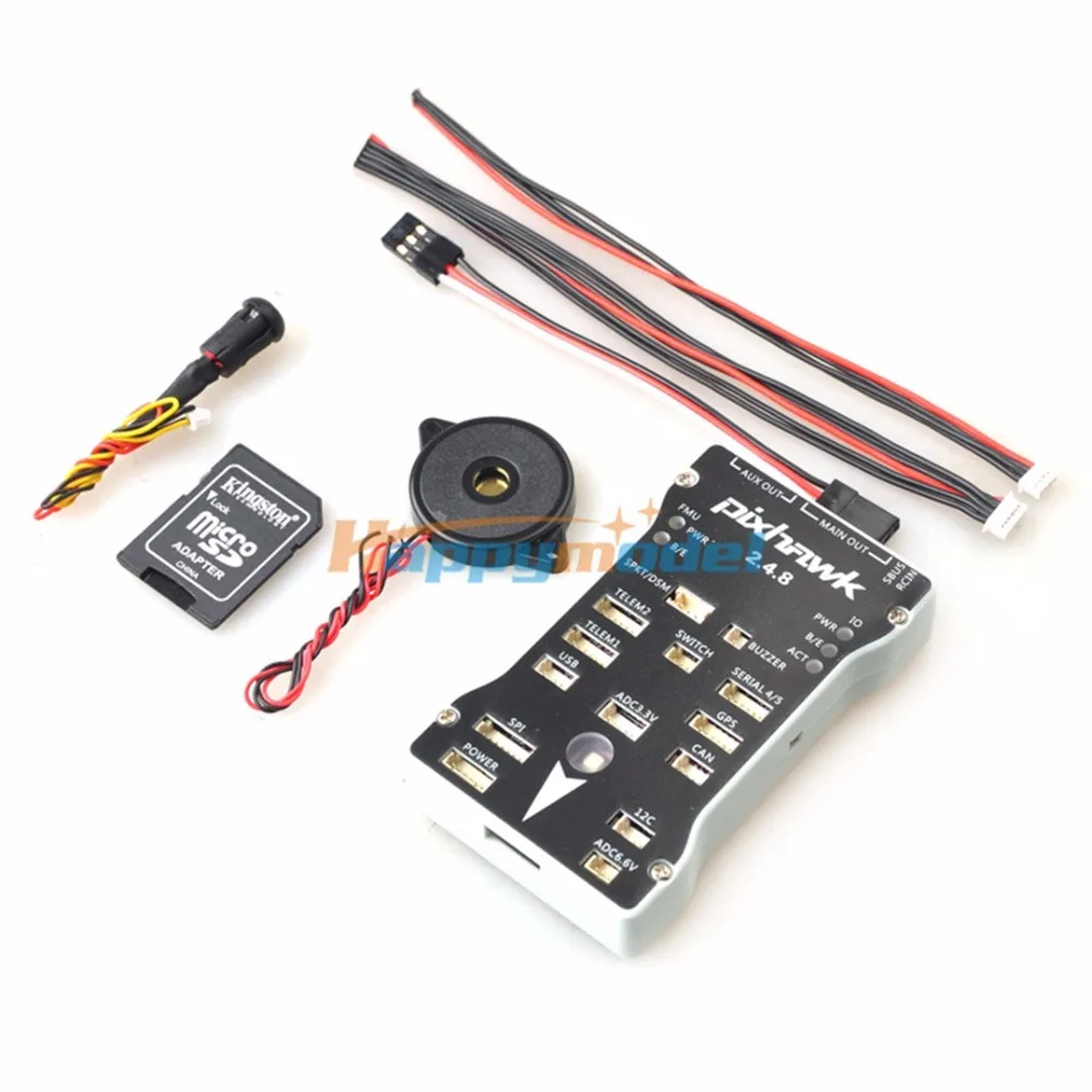 

1 Set Pixhawk 2.4.8 PX4 Autopilot PIX 32Bit Flight Controller with Safety Switch and Buzzer for RC Airplane Multicopter