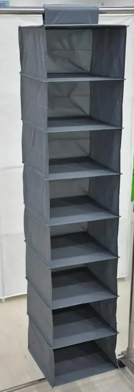 

Multifunction Storage Collection Foldable Hanging 8 Compartments Sweather Organizer,Dark Grey,low price