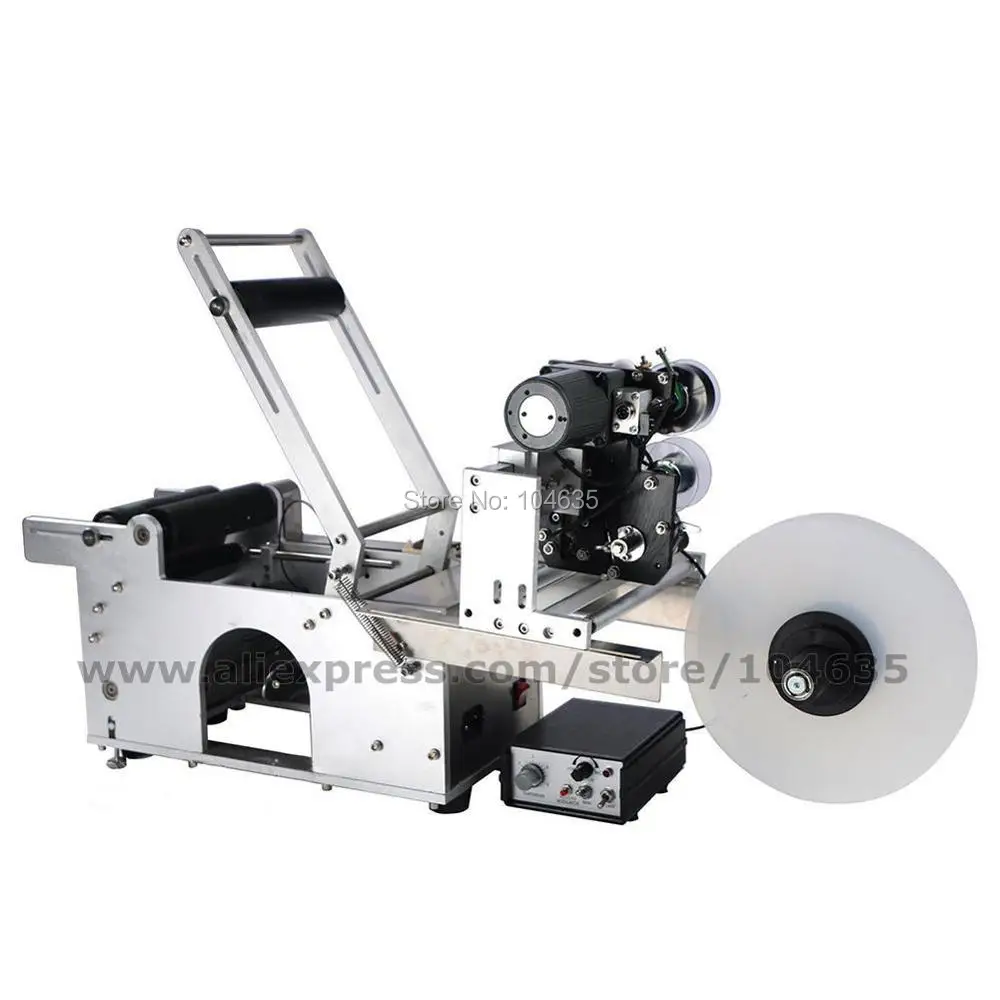 LT-50D Semi automatic Labeling Machine,drugs bottle,medicine bottle labeling machine with date printer,printing labeling machine