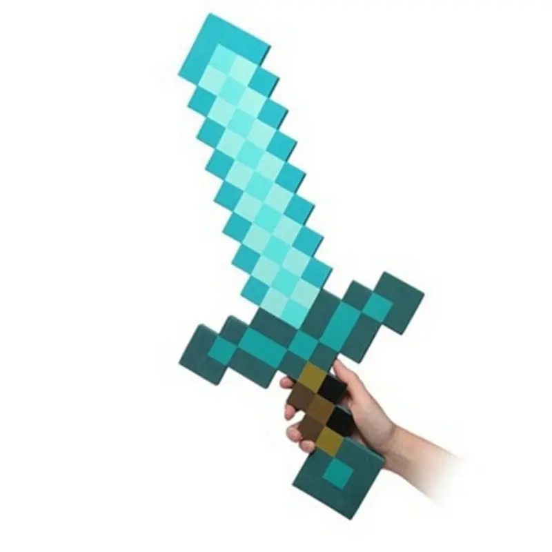 

1pcs Minecraft Toys Foam Gun Toys Minecraft Gun Model Toys EVA Props Weapon Outdoor Toy for Kids Game
