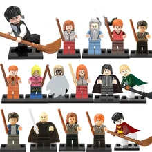 Гарри Волшебная серия фигурки модели Фигурки Гермионе Жан Грейнджер Рон Уизли Лорд Волдеморт Строительные блоки Diy игрушки для детей