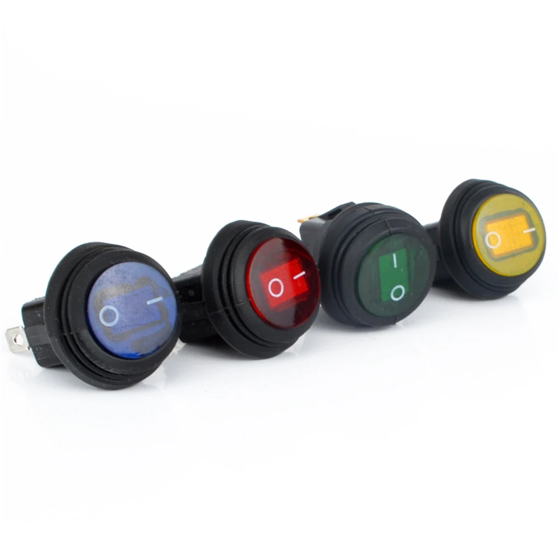 

12V DC 25A On/Off Rocker Switch IP65 Waterproof 3Pin SPST LED illuminated