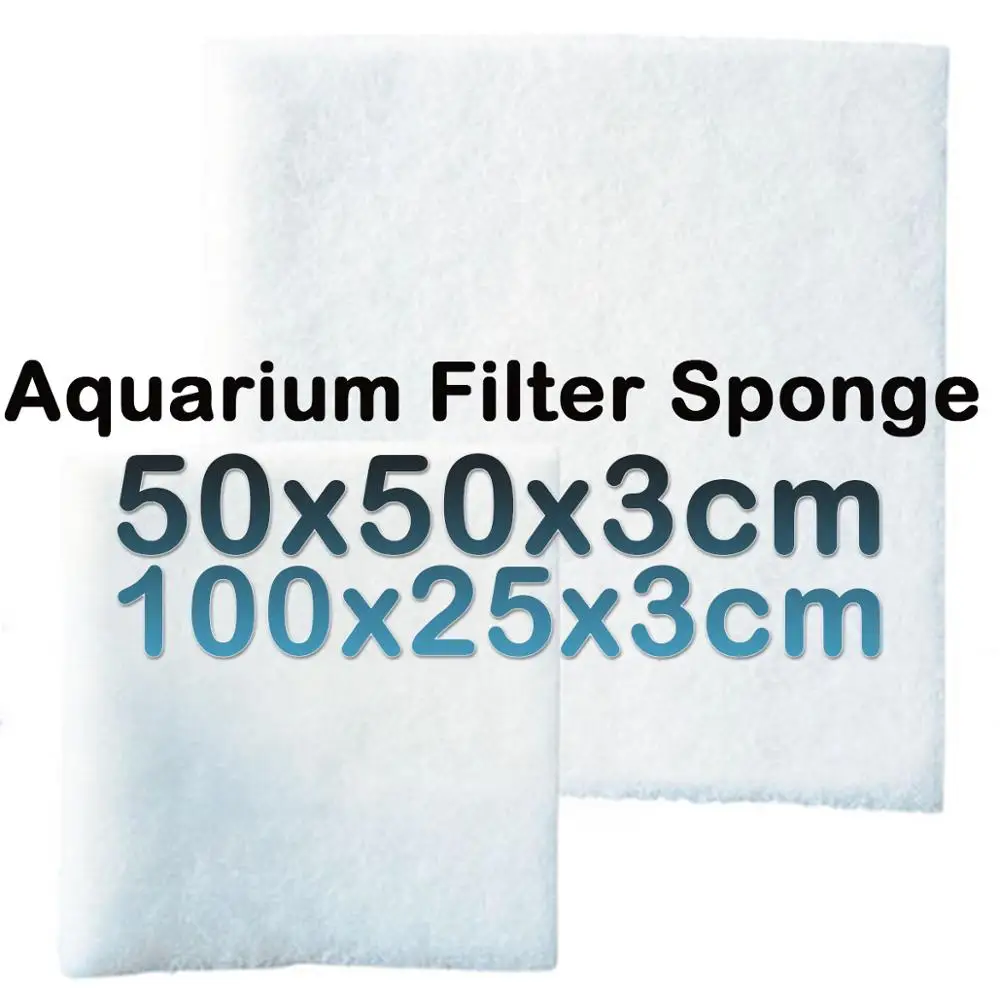 

Brand New Durable Filter Sponge Pad Aquarium Wool Fish Tank White Washable 50 * 50 * 3cm