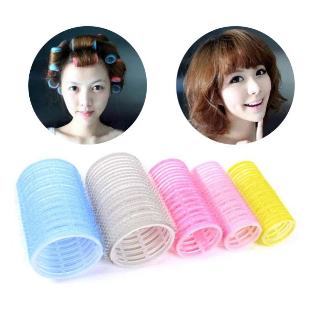 6pcs/1set soft large salon hair rollers curlers hairdressing toolin