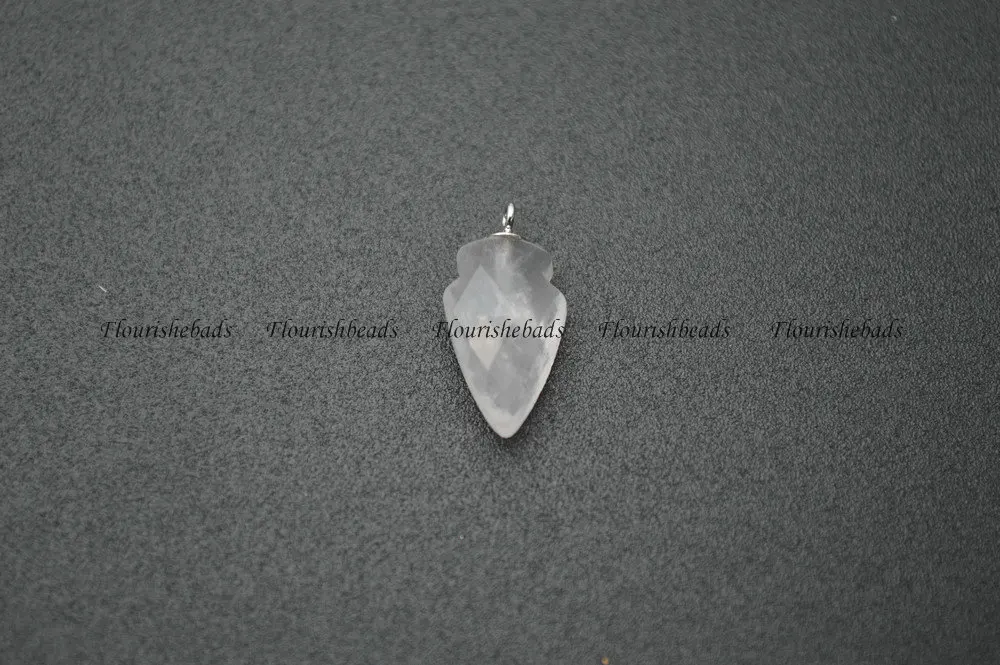 9x15 мм маленький размер милый в форме стрелки ограненный природный камень кулон(Лапис/кристалл/Аметист/Амазонит/Аквамарин и т. д