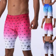 Лидер продаж Мужские дышащие трусы брюки сплошной градиент Купальники Пляжная тонкая одежда мужские плавки для плавания sunga masculina
