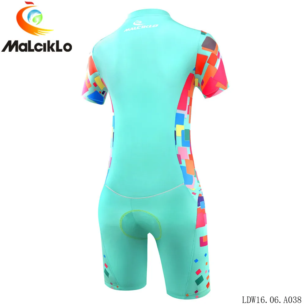 Malciklo Женская одежда для велоспорта Ropa maillot ciclismo велосипедный Джерси Дизайн Триатлон Бег Плавание Быстросохнущий жилет набор