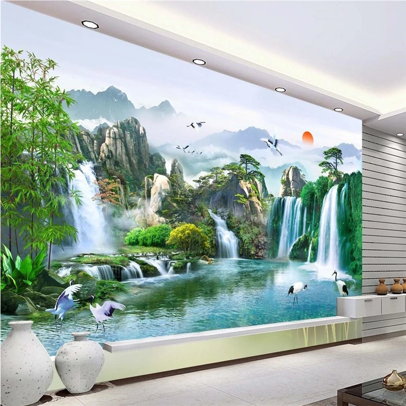 Фотообои beibehang на заказ фотообои любого размера красивый пейзаж обои для