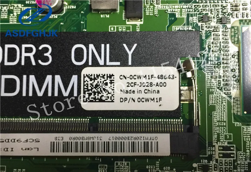 Материнская плата для ноутбука DA0JW8MB6E0 для Dell Vostro 5460 разъем G1 материнская плата CWM1F 0CWM1F CN-0CWM1F DDR3 неинтегрированная Тесты