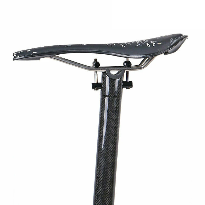 AGEKUSL Bike Seat Post Seatpost Carbon Fiber For Brompton Bike MTB 31.8mm 580mm
