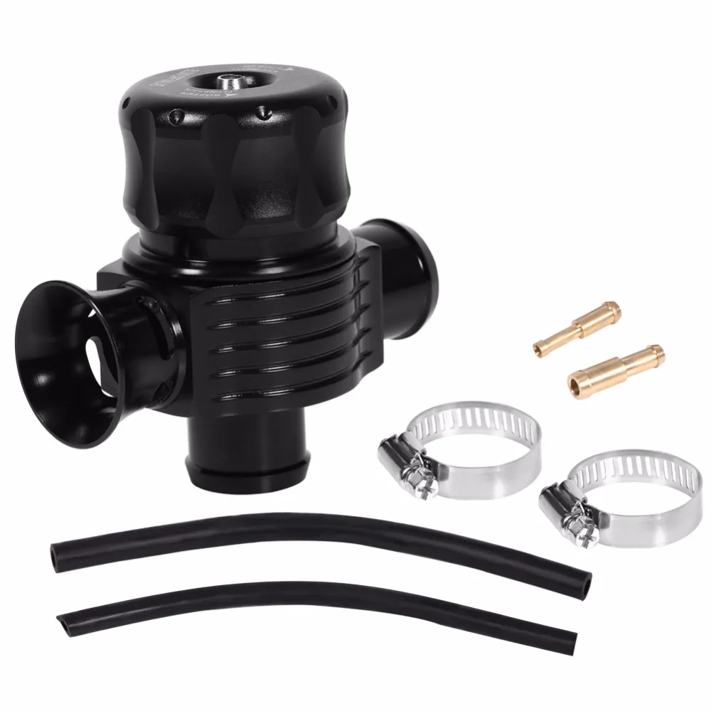 Kit de simulador de sonido BOV de volteo falso con válvula de soplado Turbo ajustable de 25mm para coche