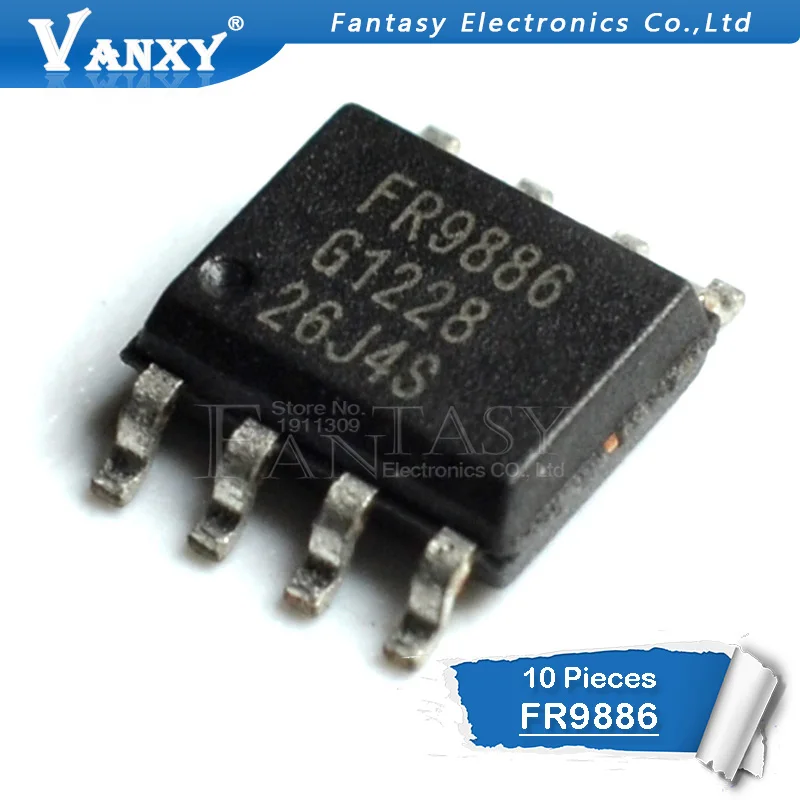 10 шт. FR9886 SOP8 9886 СОП SMD FR9886SPGTR лапками углублением SOP 8| |
