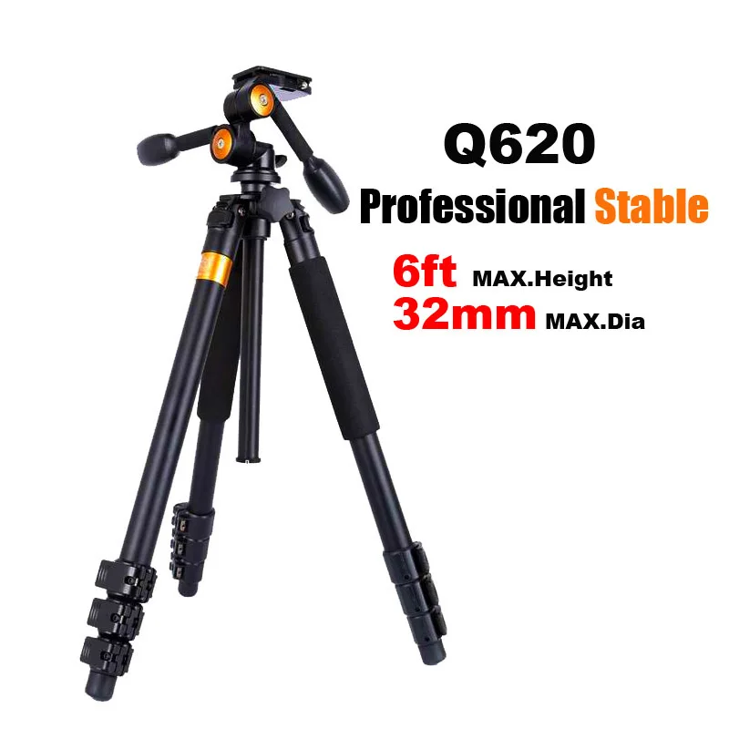 Buy QZSD Q620 Professional DSLR Video Camera Tripod