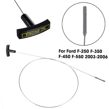 

Silver/Black Auto Car Engine Oil Dipstick Transmission Fluid Fuel Level Measure Tool For Ford F-250 F-350 F-450 F-5502003-2006