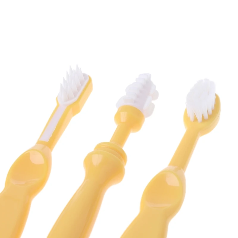 3 Pcs/Set Of Baby Training Toothbrush Teething Soft Dental Care Massage Kid Oral Hygiene 3 Pcs/Set Of Baby Training Toothbrush Teething Soft Dental Care Massage Kid Oral Hygiene
