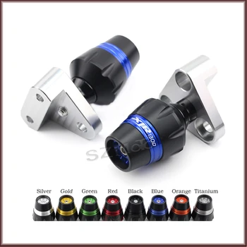 

For YAMAHA XJR 1300 1999-2016 Frame Slider Crash Protector Motorcycle Bobbins Falling Protection Blue With Logo
