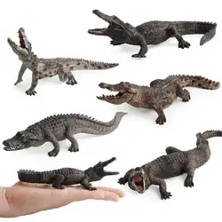 Моделирование крокодила животное модель игрушки Детская комната украшения реалистичная модель крокодила разнообразие стилей