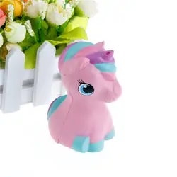 1 шт. крем Ароматические хлеб торт Jumbo Kawaii милые Rainbow Unicorn/лошадь супер замедлить рост телефон ремешок кулон малыш игрушки