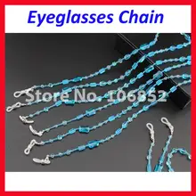 5 шт./лот DH009 модный акриловый сменный наконечник жемчужные бусины, на шею солнцезащитные очки для чтения очки цепочка для очков Шнур Веревка держатель