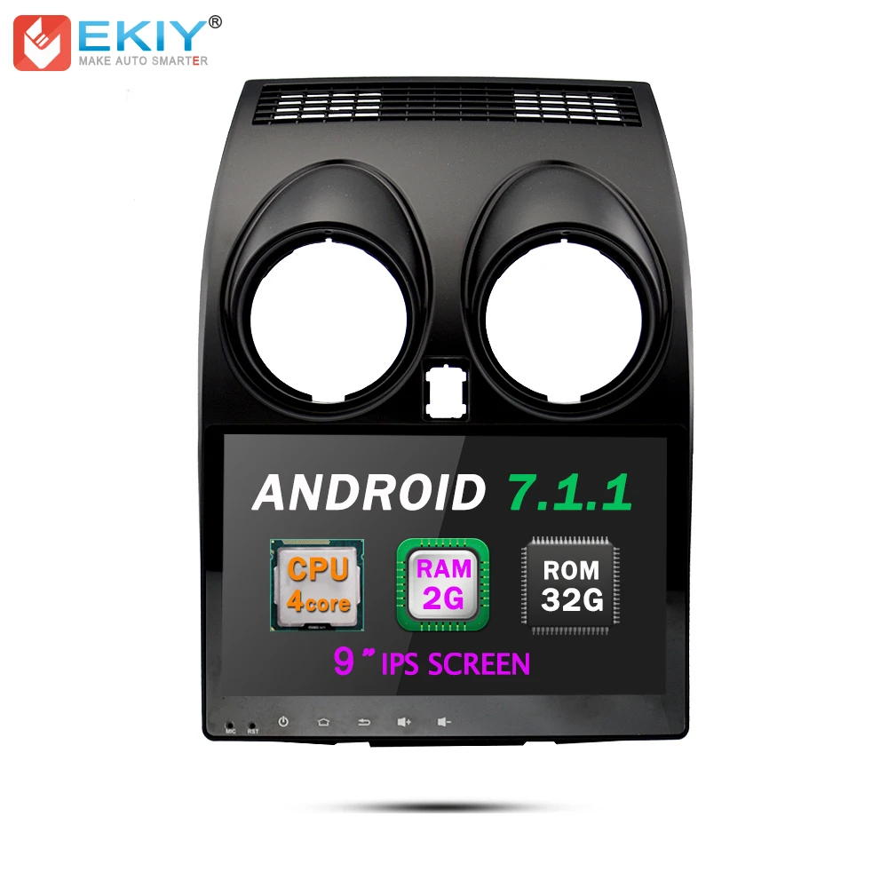 

EKIY Android 8.1 Car Multimedia Player 2din for Nissan Qashqai 2010 Dualis 2007-2014 GPS Navigation Stereo Auto Radio Multimedia