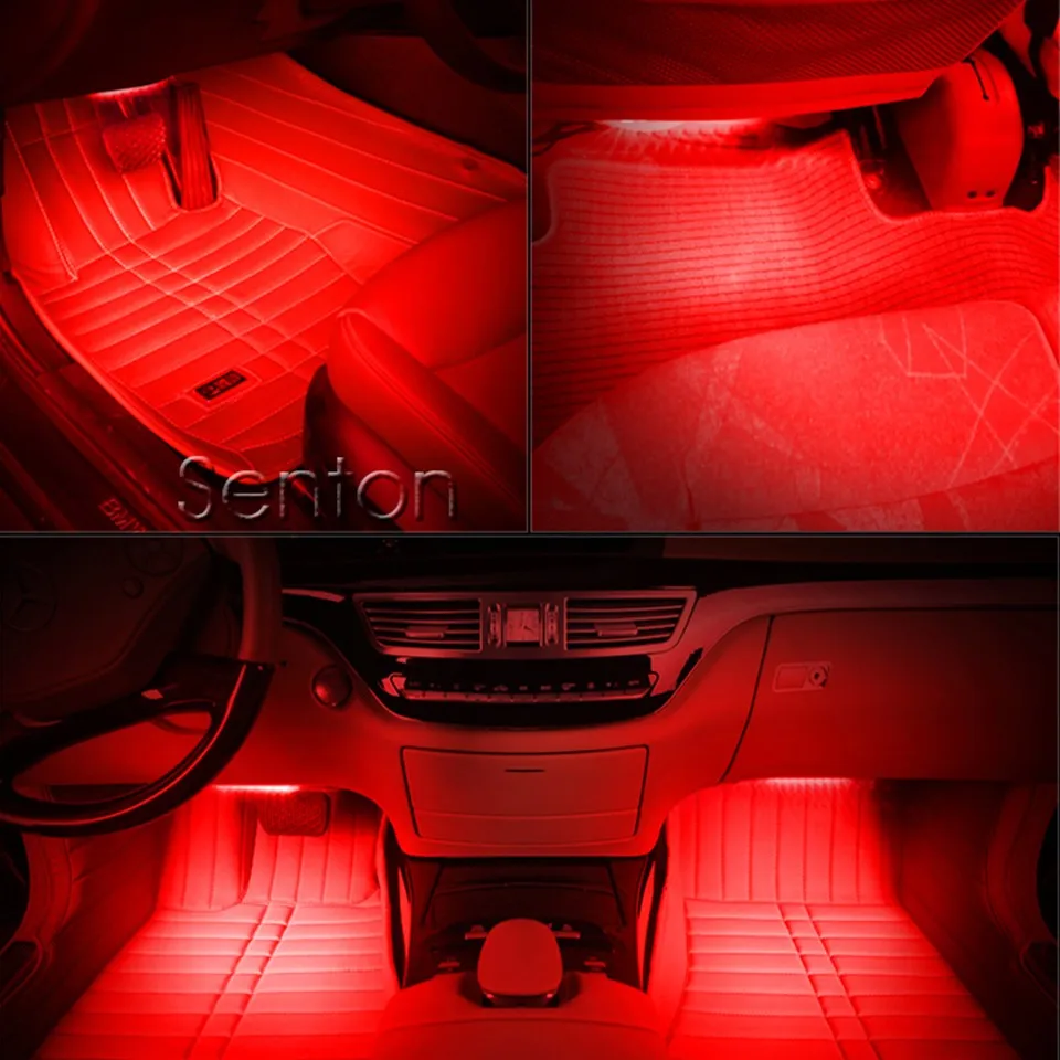 Стайлинга автомобилей приложение Управление подкладке неоновая лампа для Audi A3 A4 B6 B8 B7 B5 A6 C5 C6 Q5 A5 Q7 TT A1 S3 S4 S5 S6 S8 аксессуары