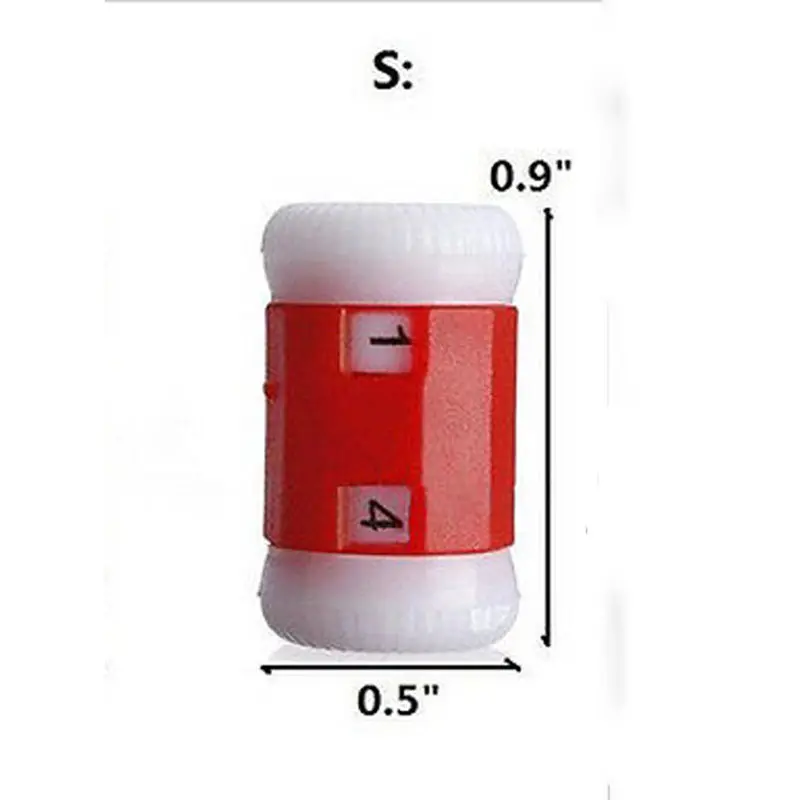 2 шт., маленький или большой размер, удобная пластиковая вязальная спица для вязания, счетчик круглых стежков, вязальная игла