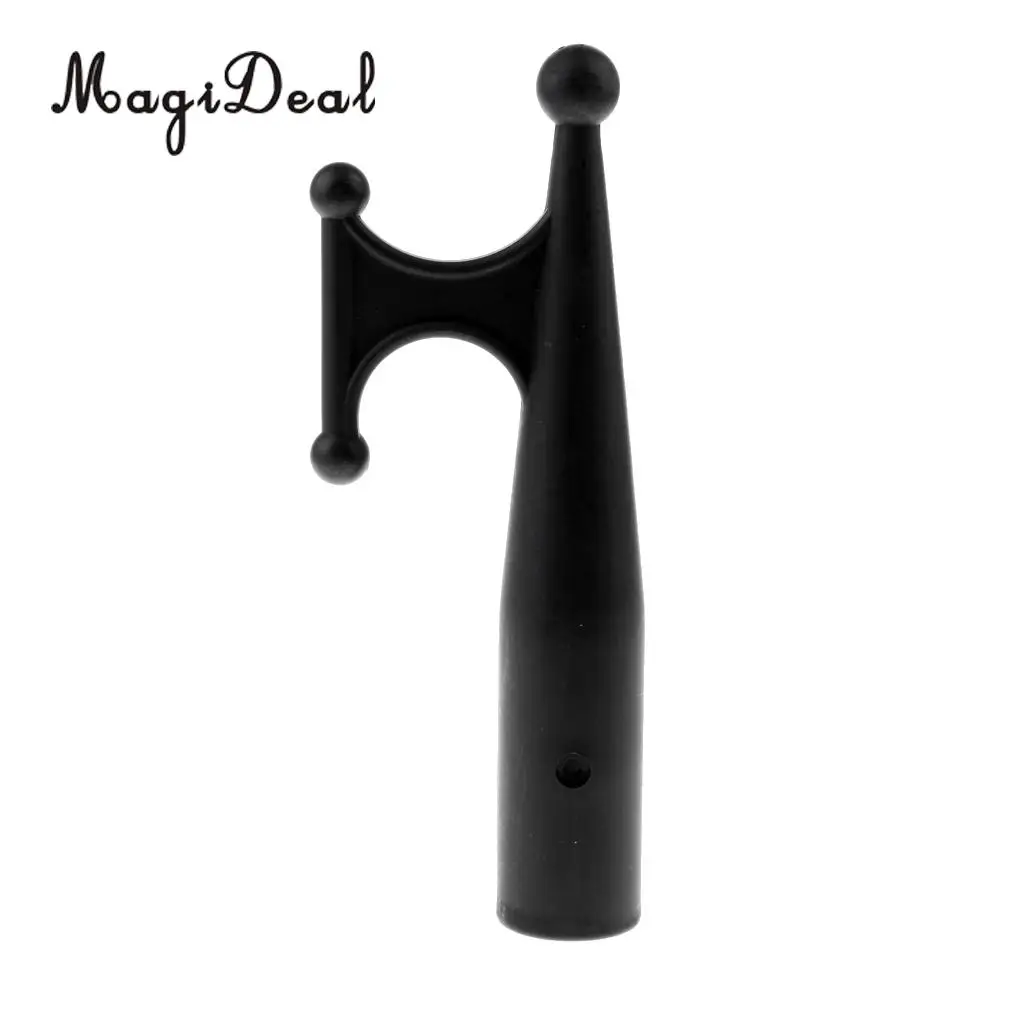 MagiDeal черный нейлон 1 &quotшвартовка Лодка Крюк головка Замена Топ для морской яхты