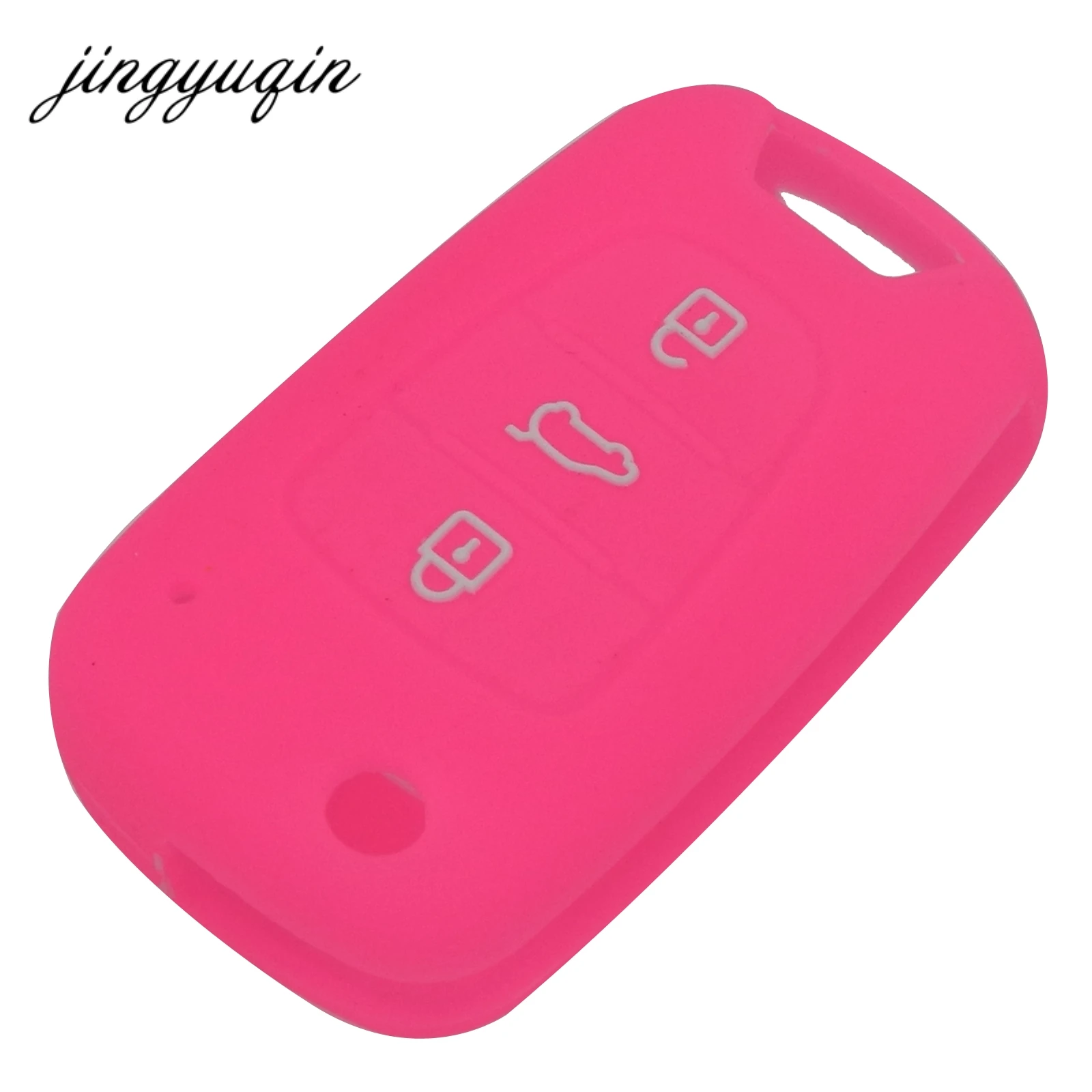 Силиконовый чехол для ключей jingyuqin Kia RIO K2 K5 Sportage Sorento fit Hyundai i20 i30 i35 iX20 iX35 Solaris Verna