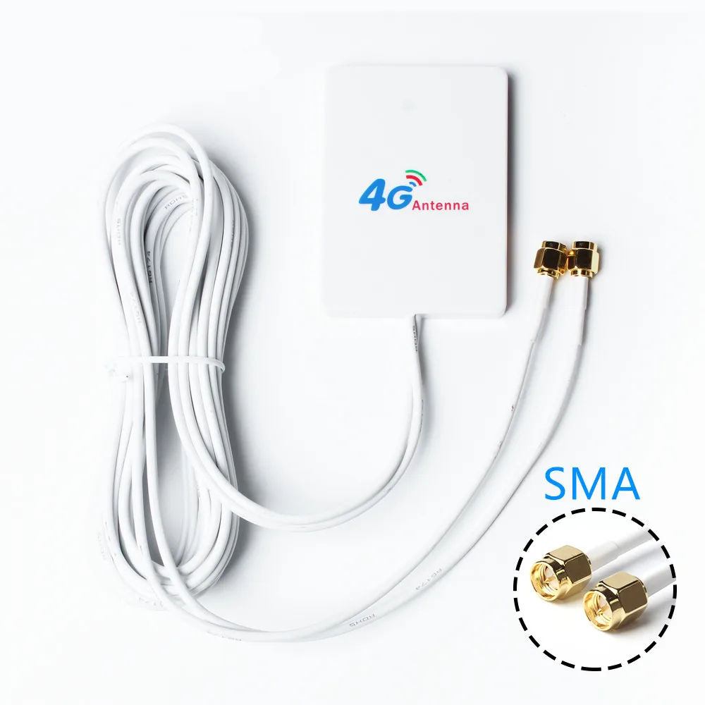 KuWfi 3g/4G LTE Антенна 4G Внешние антенны с 3 м кабелем для huawei zte 4G LTE маршрутизатор модем антенна с TS9/CRC9/SMA подключение