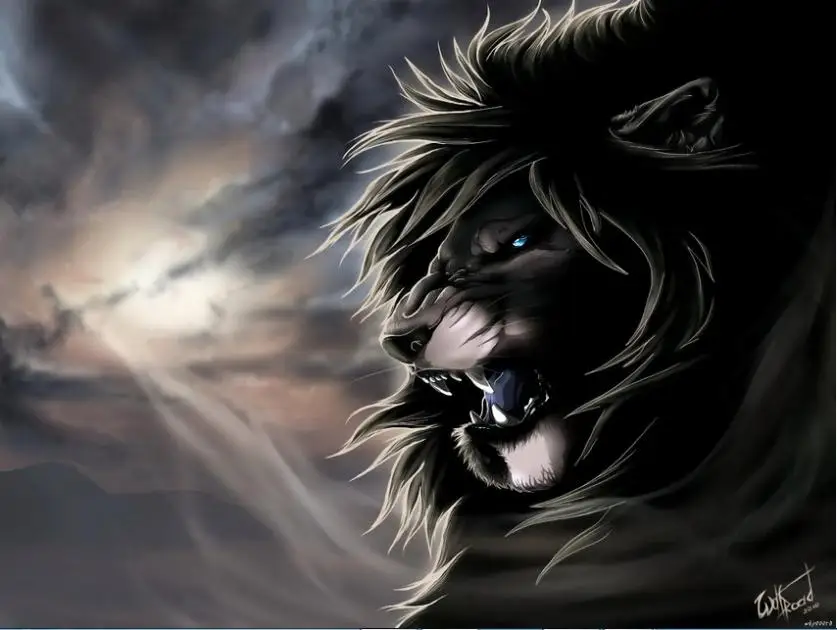 Resultado de imagen para dark lion artwork