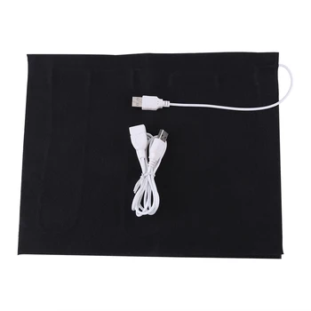 

1pc 5V USB Electric Cloth Heater Pad Heating Element for Clothes Seat Pet Warmer 35℃-50℃ Heating Warm Pad Heat Mat